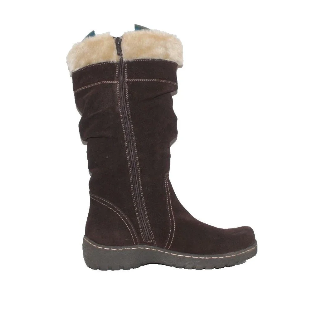 BareTraps Benella Brown Suede Faux Fur Winter Boots  Women’s size 11M